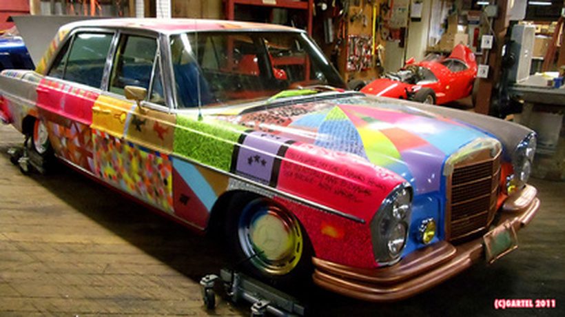 Mercedes 300 SEL par Laurence Gartel