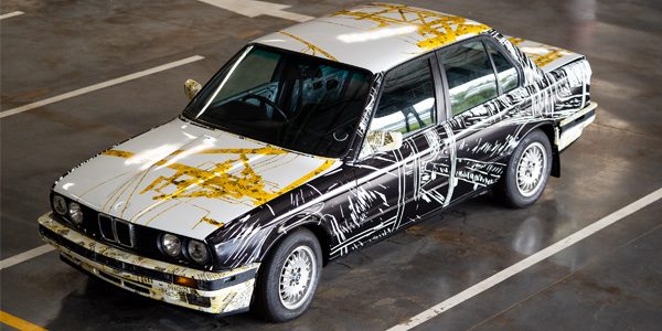 Art car BMW par Themba Mwanza