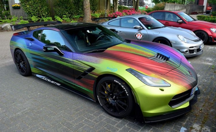 Corvette C7 multicolore