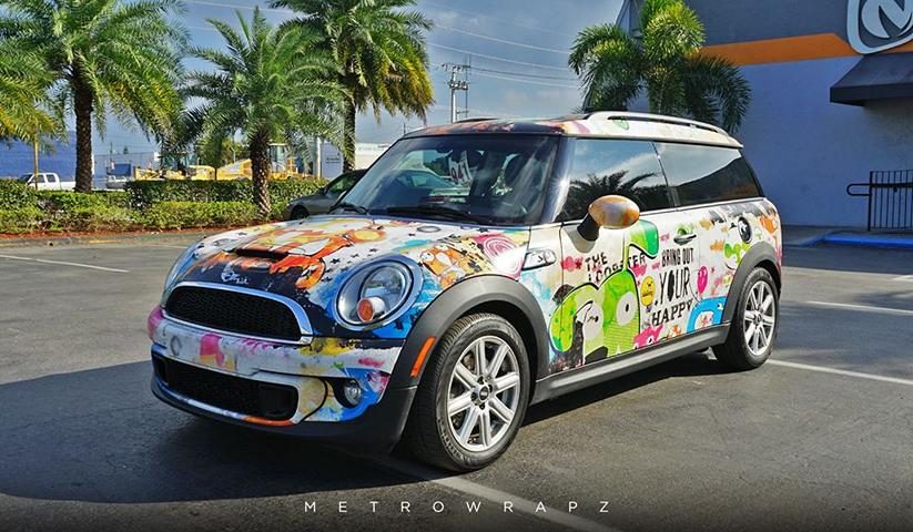 Mini Cooper Clubman par Aleloop de Metro Wrapz