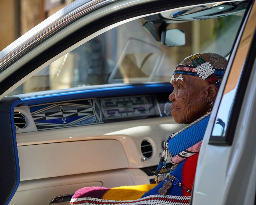 Rolls-Royce Phantom par Esther Mahlangu