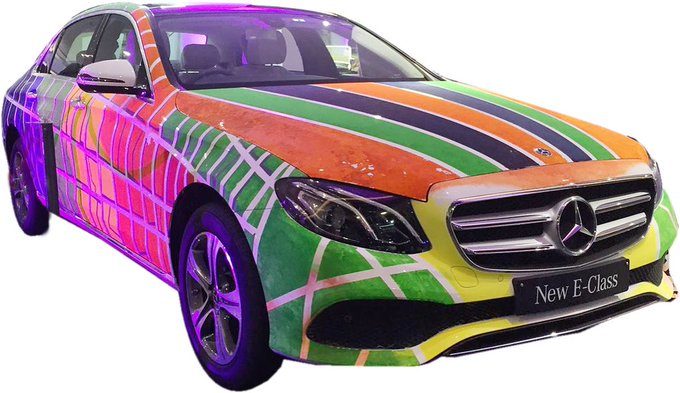Art car Mercedes Classe E
