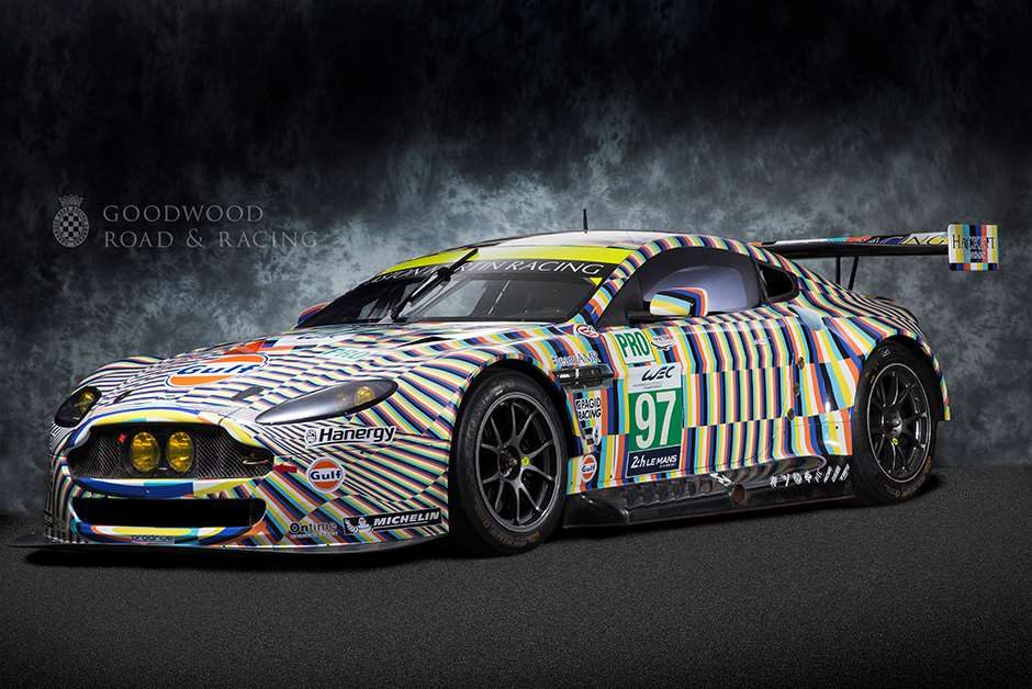 Aston Martin V8 Vantage GTE par Tobias Rehberger