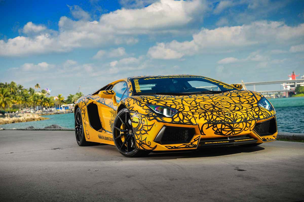 Lamborghini Aventador par Alex Mijares