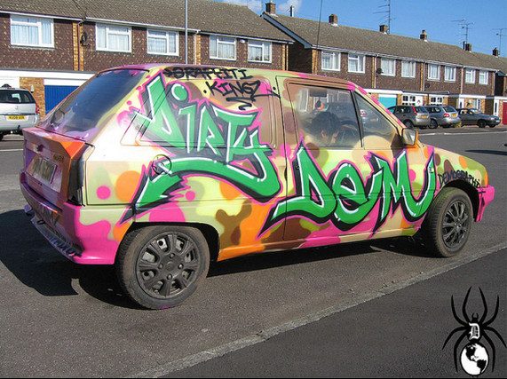Citroën AX graffiti