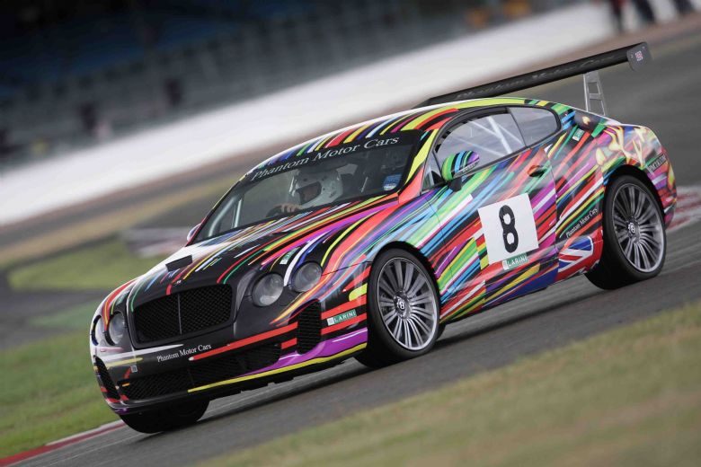 Art Car Bentley Continental de course