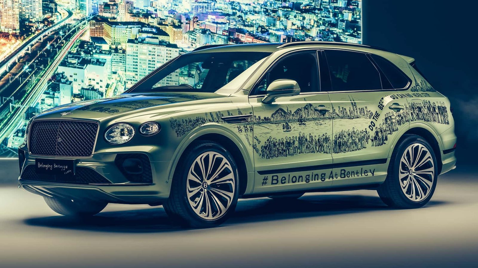 Bentley Bentayaga Belonging par Stephen Wiltshire