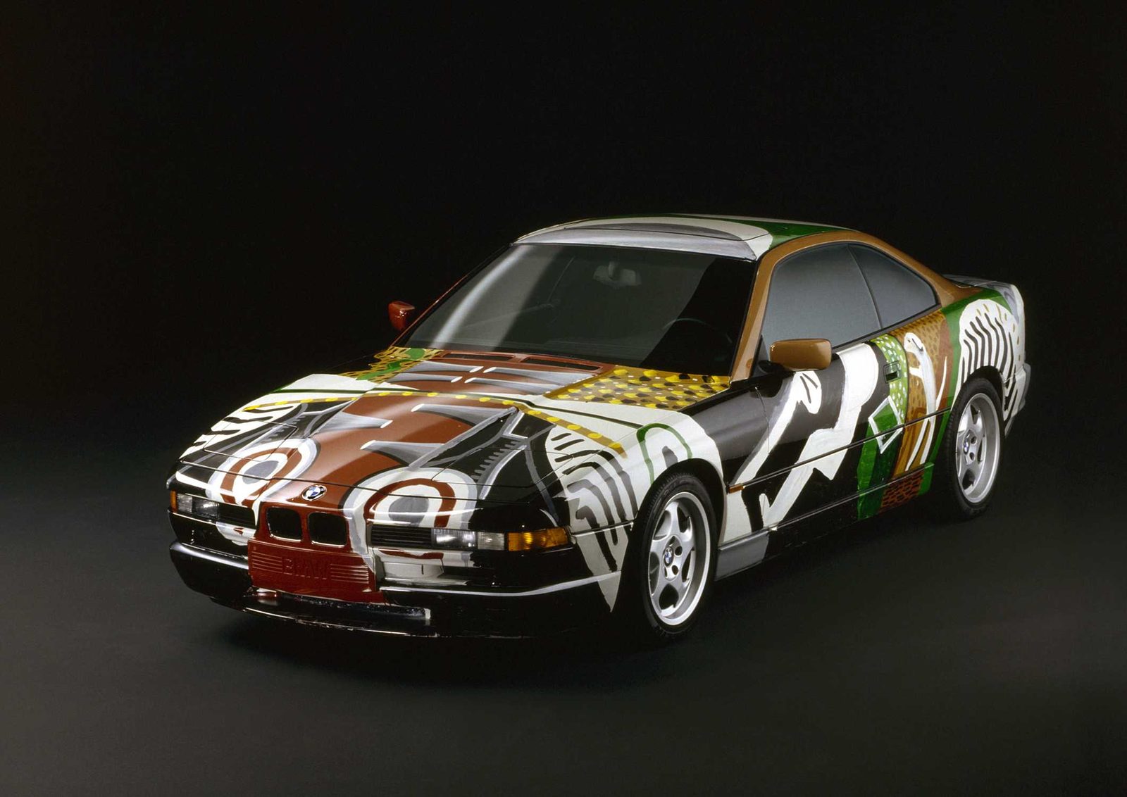 BMW 850 CSi par David Hockney