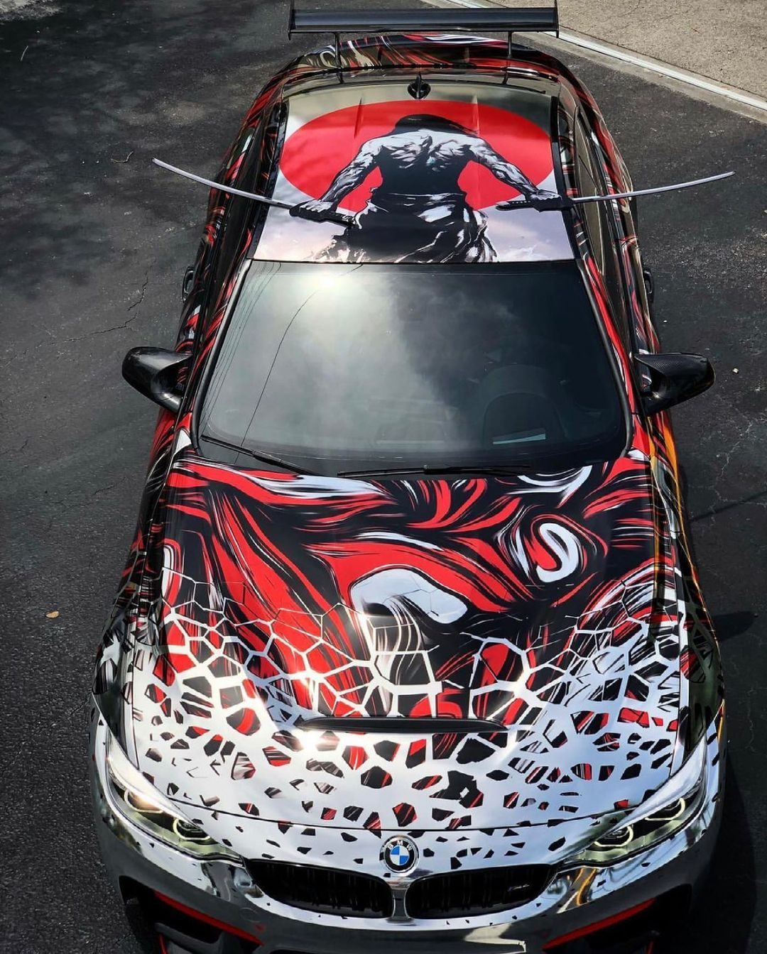 BMW M4 Chrome Samurai