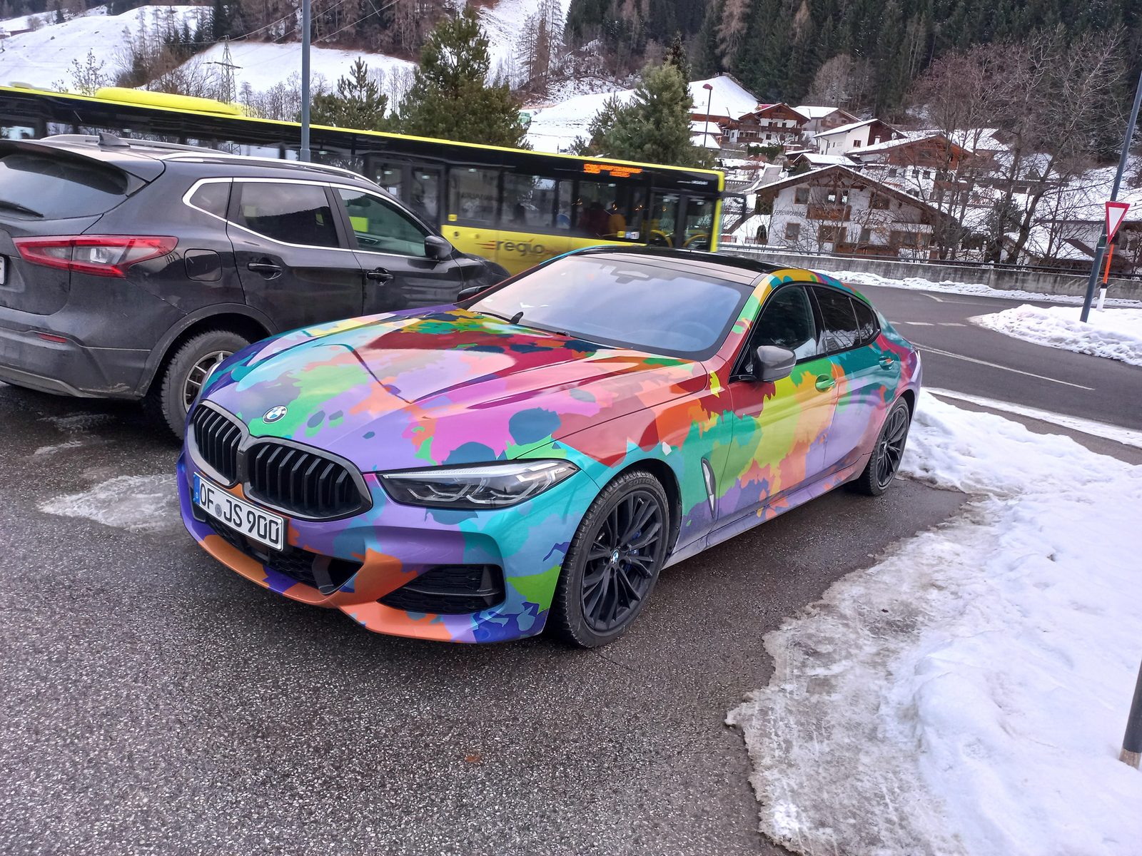 BMW colorée