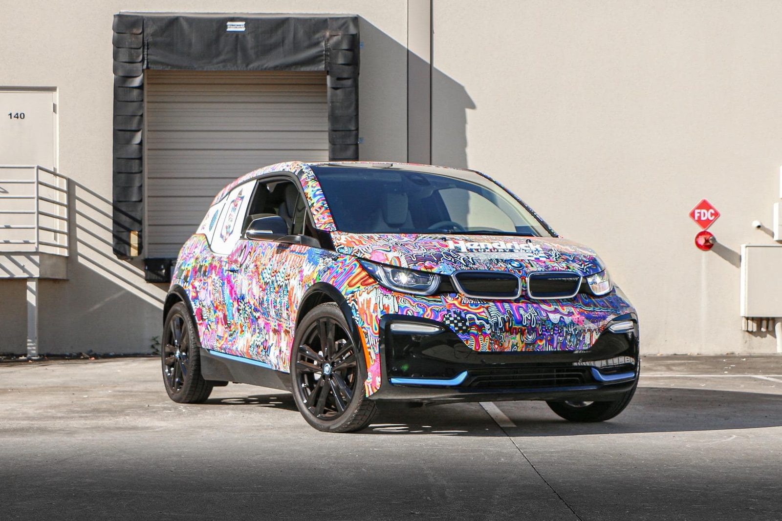 BMW i3 par des collégiens