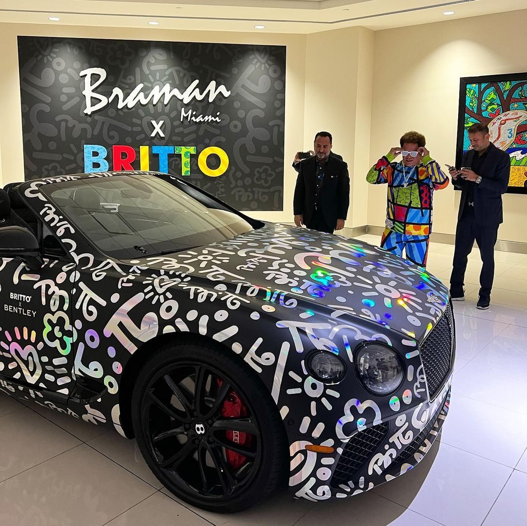 Bentley Continental GT par Romero Britto