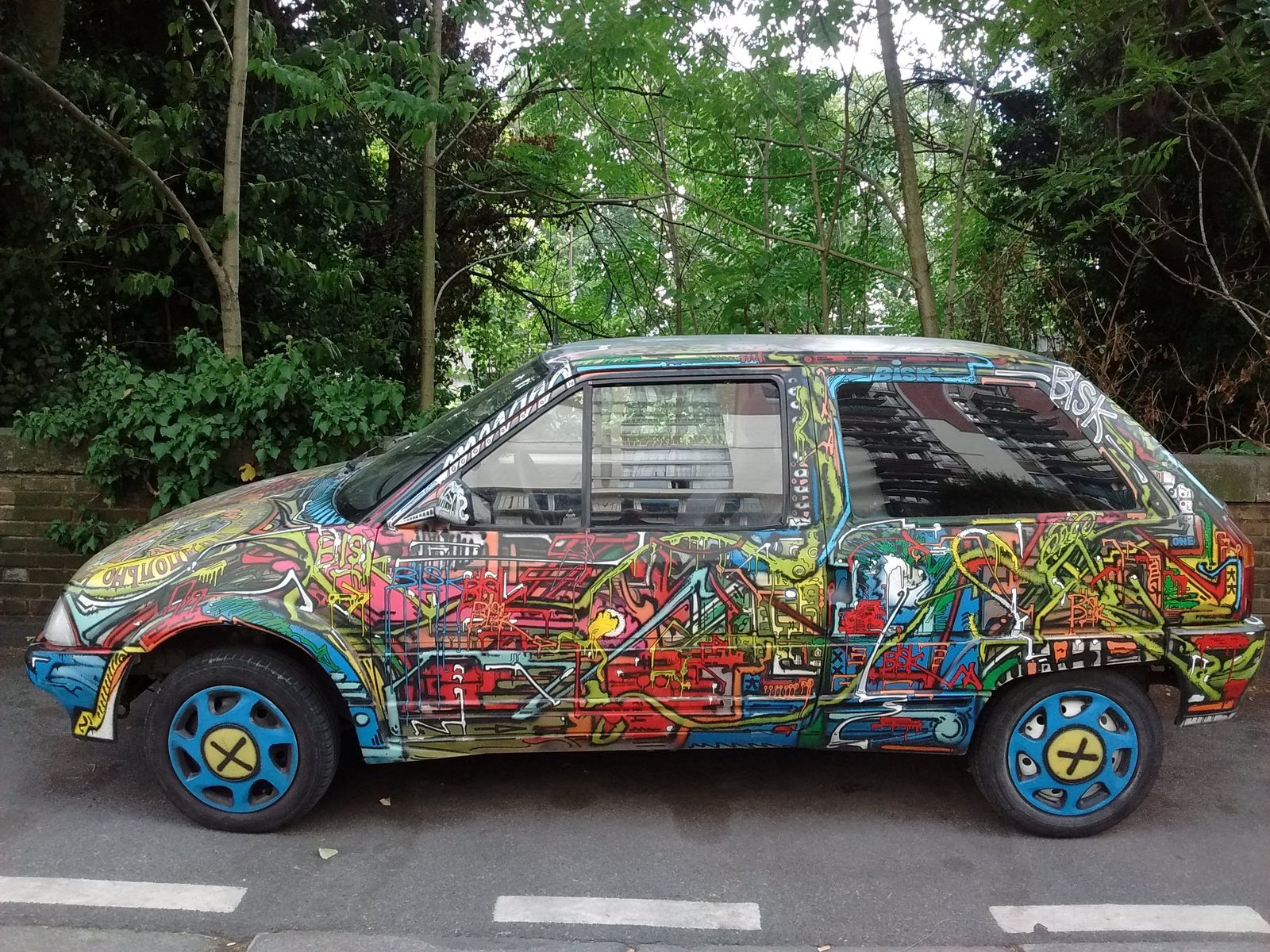 Citroën AX signée Bisk