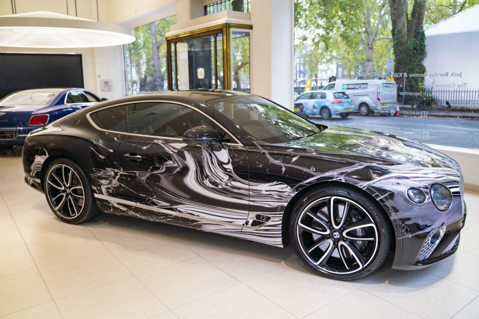Bentley Continental GT par Katrin Fridriks