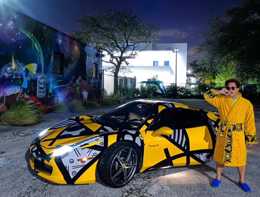 Ferrari 458 par Romero Britto