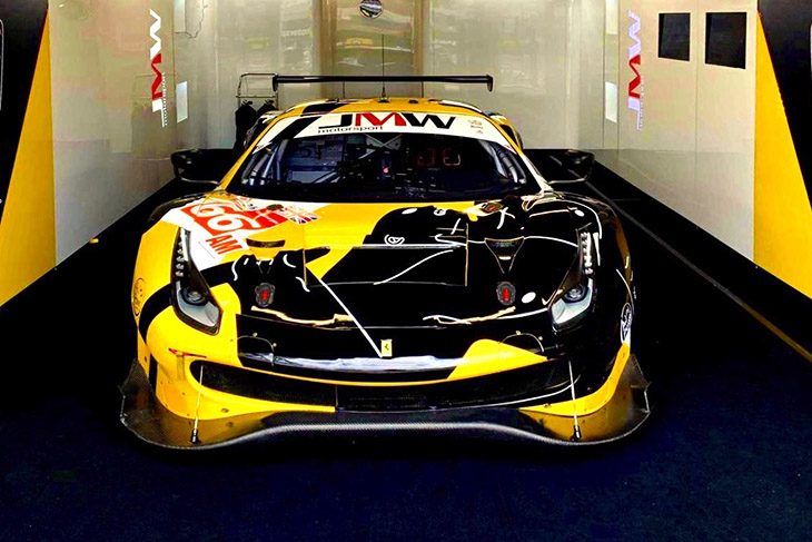 Ferrari 488 GTE par Cleon Peterson