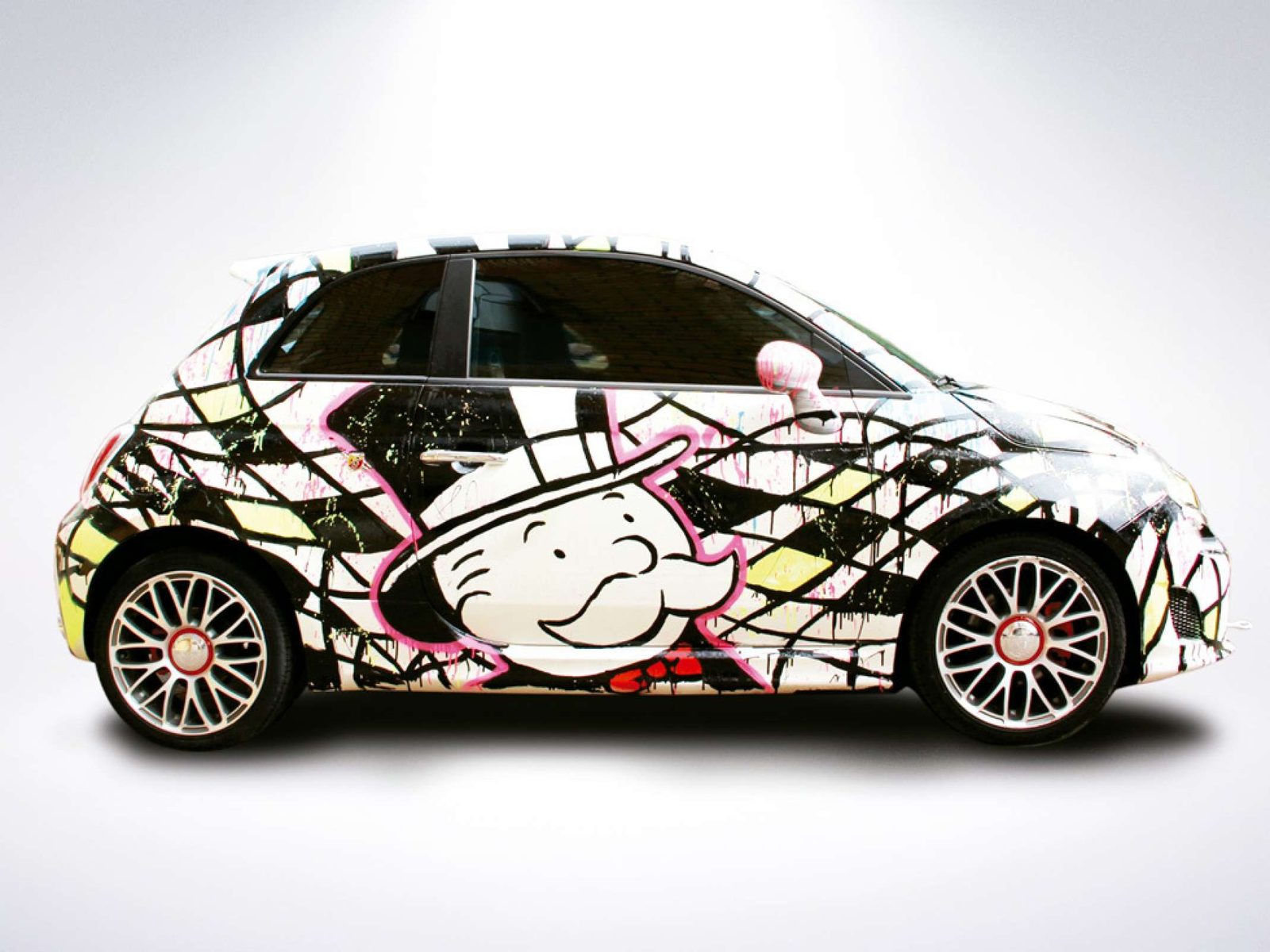 Fiat 500 par Alec Monopoly