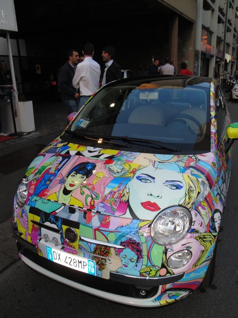 Fiat 500 pop art