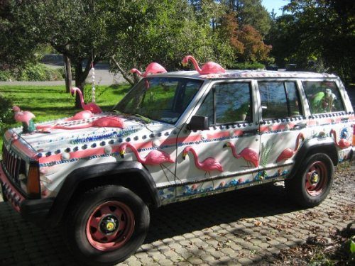 Jeep "Flamants Roses"