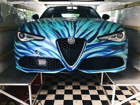 Art Car Giulia par Dave O'Brien