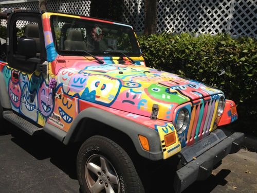Jeep Wrangler art car