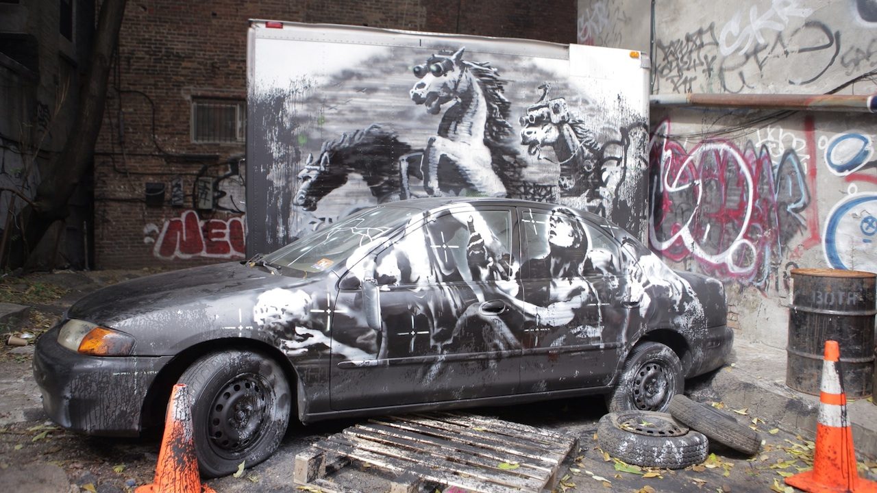 Mazda 323 par Banksy