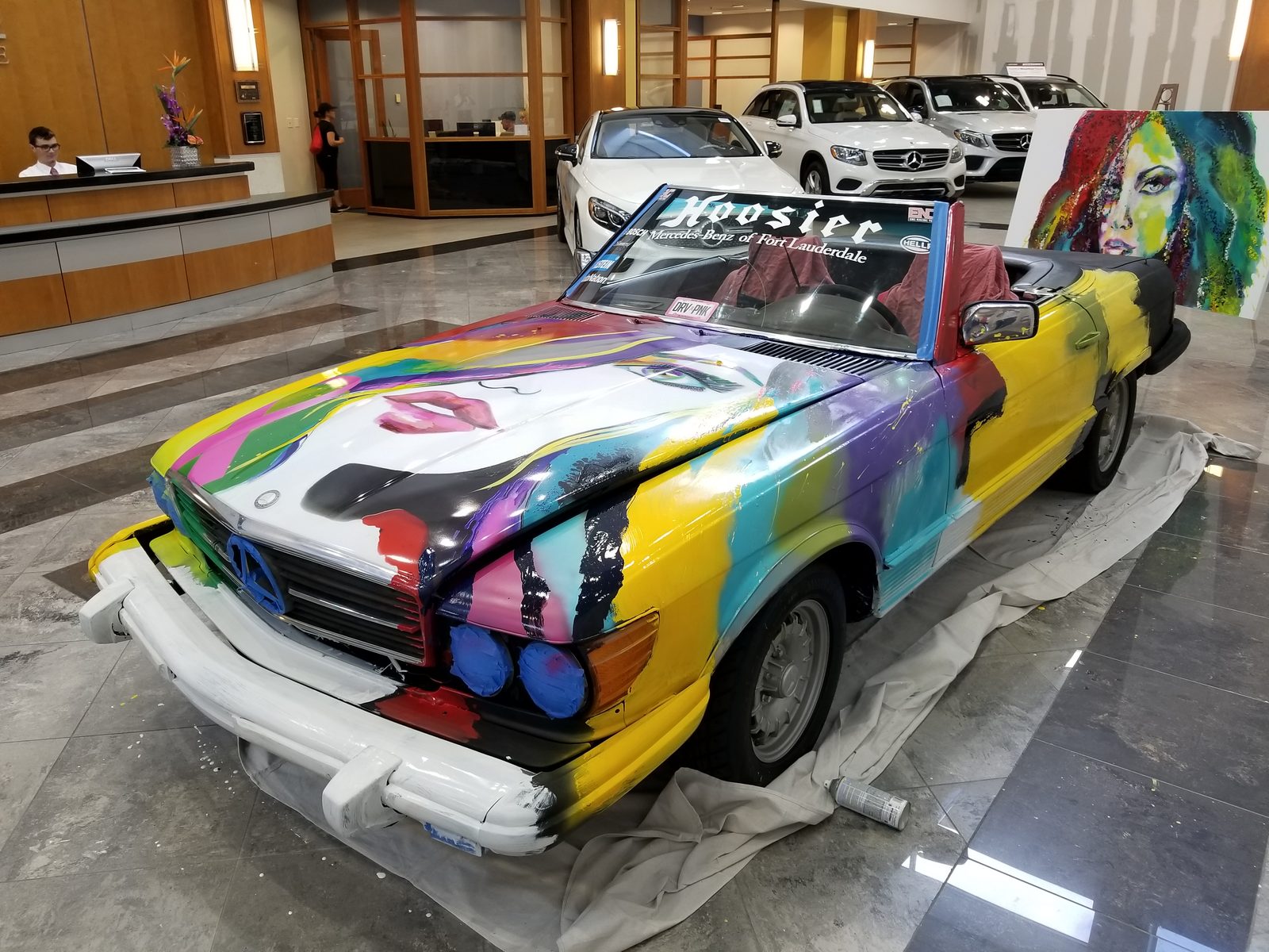 Mercedes 450 SL par Dalia Kantor