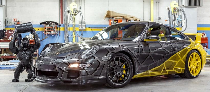 Porsche 911 par Richard Orlinski
