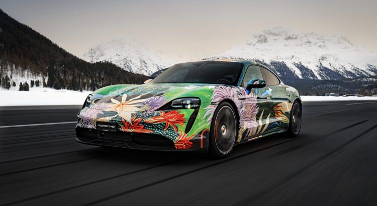Porsche Taycan par Richard Phillips