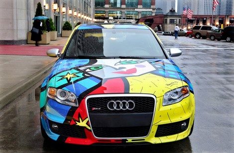 Audi RS4 par Romero Britto