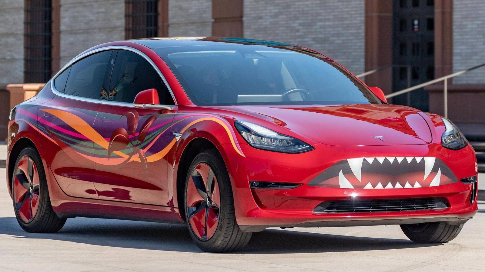 Tesla Model 3 au sourire de requin