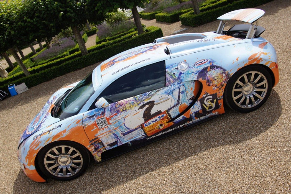 Bugatti Veyron par Popbangcolor